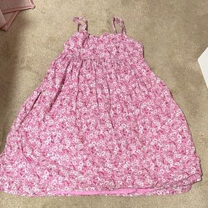 GAP Pink Floral Casual Kids Dress